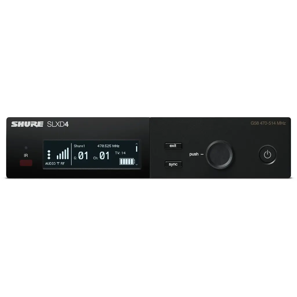 Shure SLXD4 Digital Wireless Receiver 