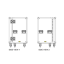 [SC-6DRCASE] ShowCase - 6 x Drawers case, with 6 wheels, hinged door,.webp