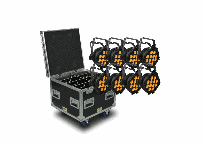 8x SlimPar PROQ USB + Case