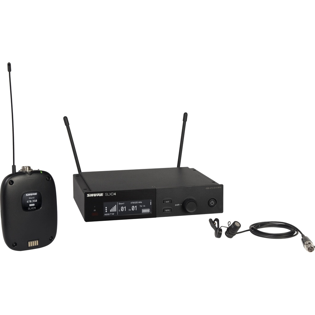 Shure SLXD14/85 Wireless Bodypack System w/ Lavalier Microphone