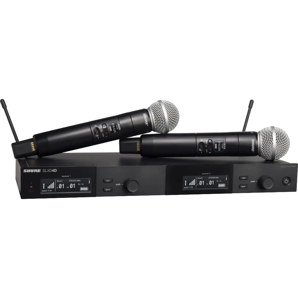 Shure SLXD24D/SM58 Dual Wireless Handheld Microphone System