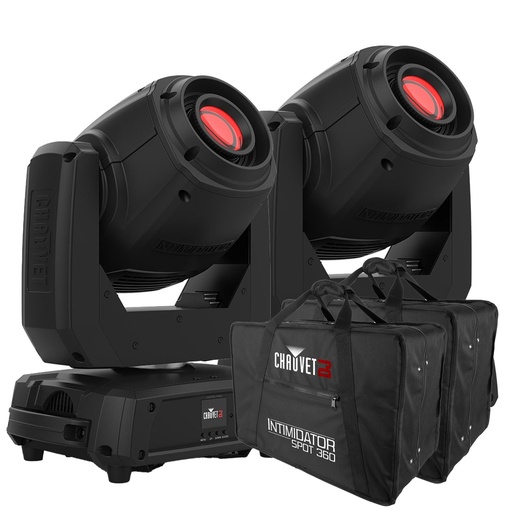 [INTIM360X+BAG] 2x Intimidator 360X Spots + Gear Bag