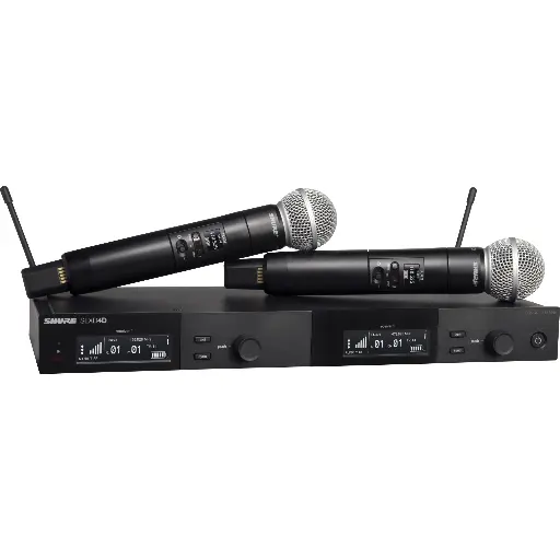 [SLXD24D-SM58] Shure SLXD24D/SM58 Dual Wireless Handheld Microphone System